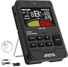 Digital Metronome Tuner Tone Generator 3 in 1 Rechargeable Voice Clip Microphone