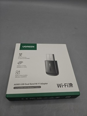 UGREEN AX900 WiFi 6 USB Adapter Dual Band 600Mbps for Windows 10 11 Plug & Play