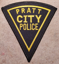 KS City of Pratt Kansas Police Shoulder Patch