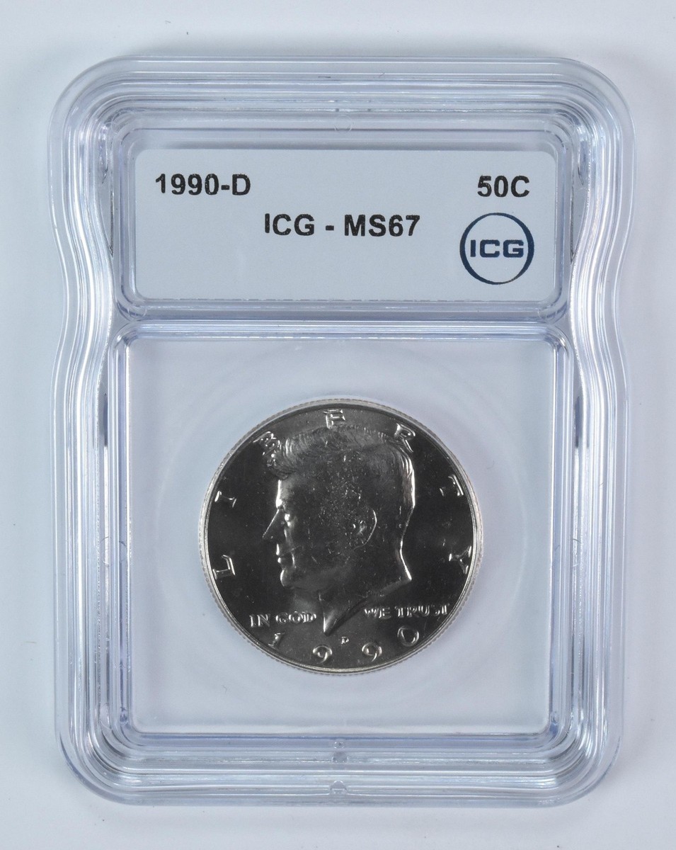 1990-D Kennedy Half Dollar MS67 ICG | eBay