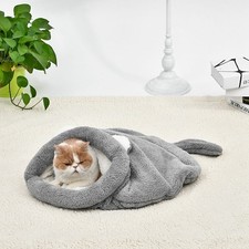 Cat Sleeping Bag Self-Warming Kitty Sack Kittern Bed-Puppy Small Dog Bed Upgrade