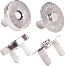 24 Sets Magnetic Button Clasp Snaps - Purses, Bags, Clothes - No Tools Required