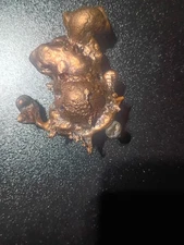 Copper Abstract Art Piece