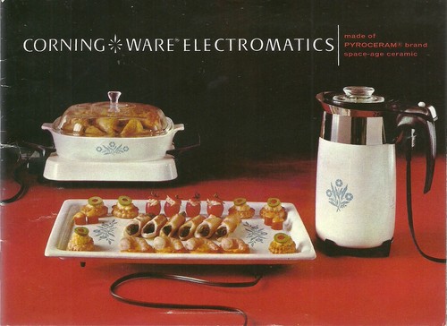 1963 Pamphlet Corning Ware Electromatics Pyroceram Manual