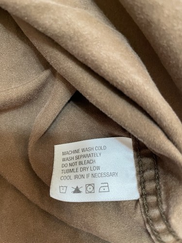 Orvis Men's Epaulet Utility Bush Shirt Long Slv Brown Safari Cargo XL - Picture 4 of 11