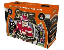 2025 Panini Select Football Sealed Hobby Mega Box (Black & Orange Shock)