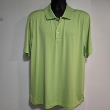 Brooks Brothers Polo Shirt Mens Large Gree Performance Series Golf Athletic Logo