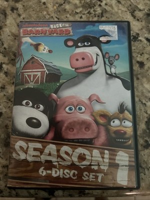 Back At The Barnyard Season 1 - 6 Disc DVD Set Nickelodeon Extremely Rare HTF