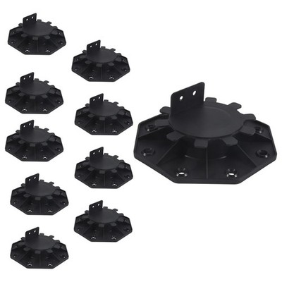 10er Pack Verstellbare Deckstütze Podest Deck Fundament Base Support für9275