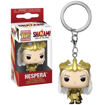 Funko POP! Keychain DC Comics Hespera Shazam Vinyl Schlüsselring Nue One Size