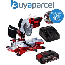Einhell Cordless 18v Mitre Saw 210mm Power X-Change TE-MS 18/210 1x2.5ah Battery