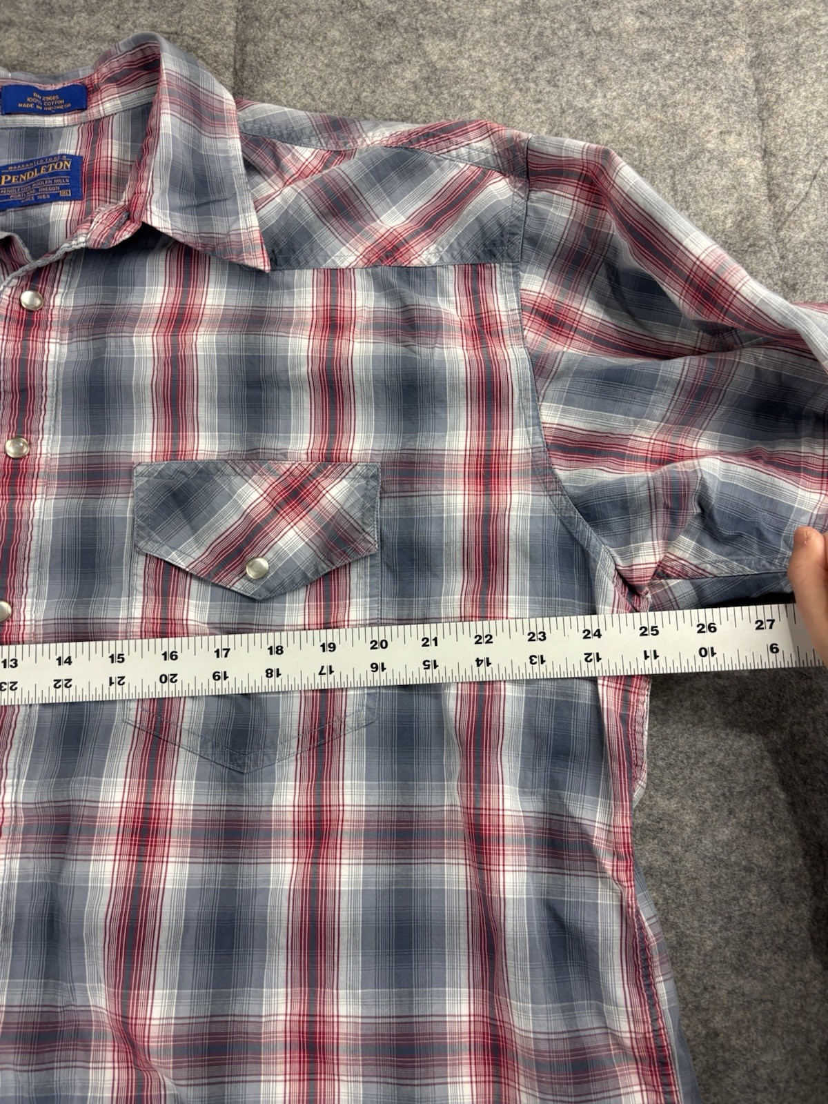 Pendleton Frontier Snap Button Up Shirt Men's XL … - image 5