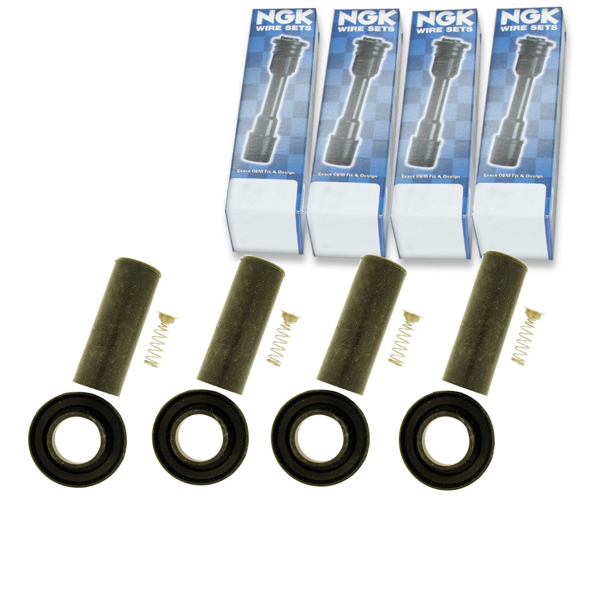 4 pc NGK 58992 CPB-M004 Ignition Coil Boots for SPP105E SPB168 702476 ur
