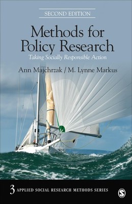 Methods for Policy Research: Taking Socially Responsible Action (Applied Soc...