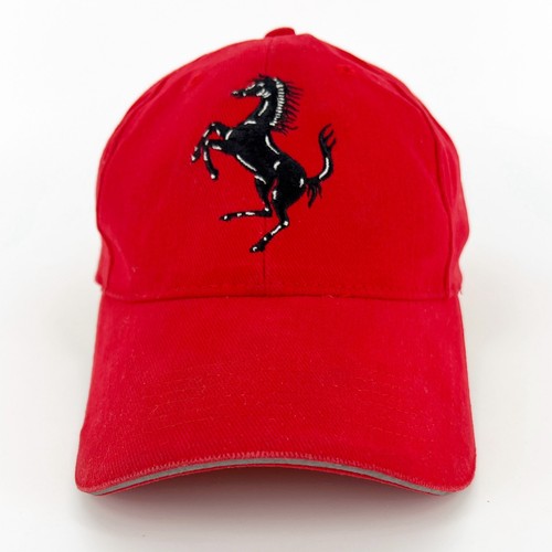 Ferrari official logo red hat rare style