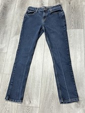 Nautica Jeans Co Dark Blue Boys Teens Size 16 Denim Jean Pants Actual Size 30x28