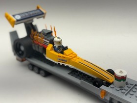 LEGO #60151 City - Dragster Transporter (2017) W/Mini & Instructions