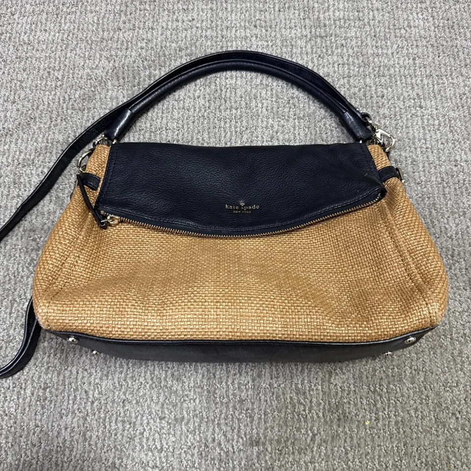 Bolso Kate Spade Cobble Hill Minka Negro Marrón Grande Foto 3 de 4