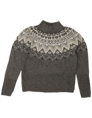 Marks & Spencer Damen Rollkragenpullover Pullover UK 10 Small grau BX10