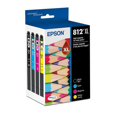 Epson 812XL Ink Combo Pack T812XL-XCS For WF-7310 WF-7820 WF-7840 EC-C7000