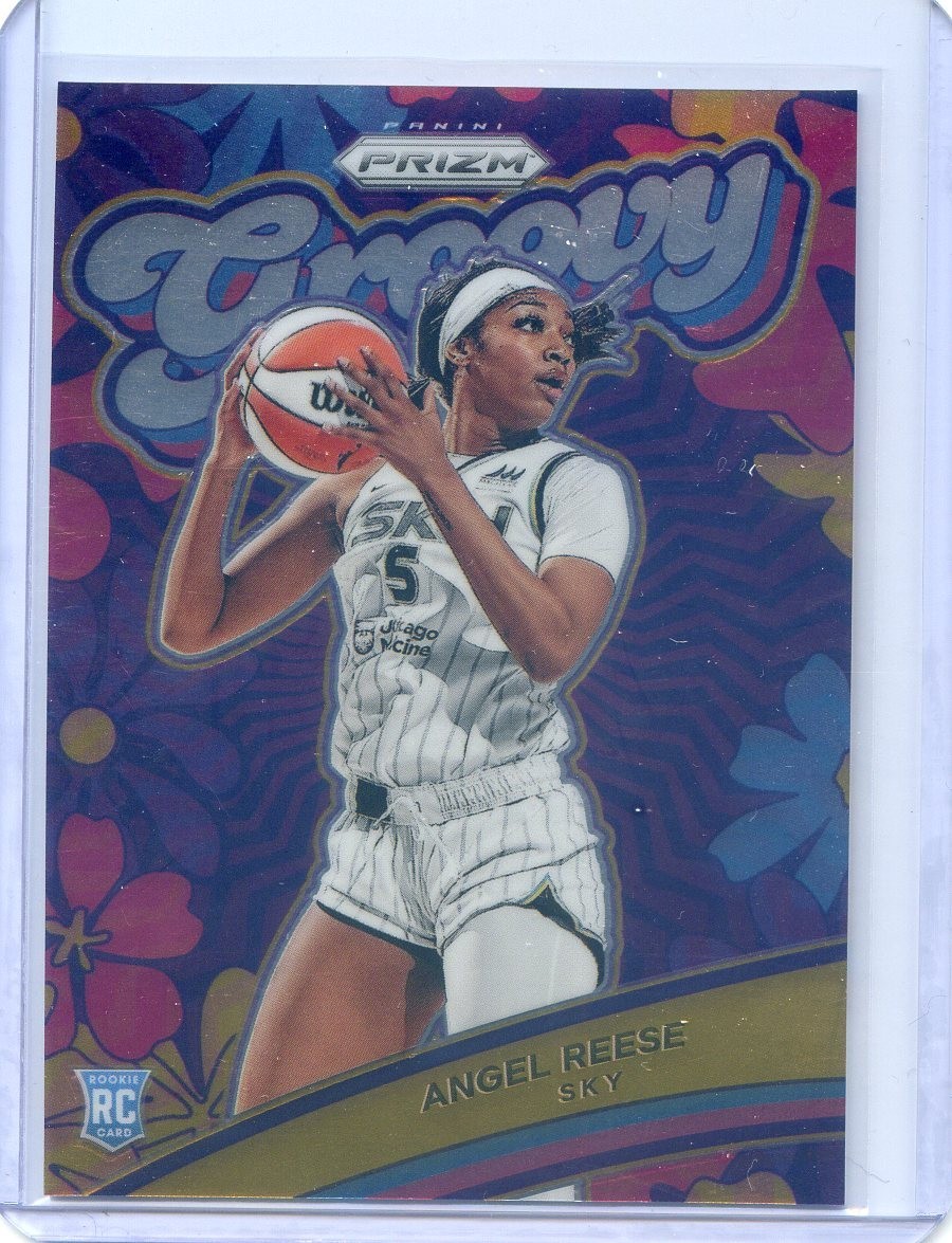 2024 Panini Prizm WNBA ANGEL REESE RC ROOKIE #12 GROOVY Insert SKY