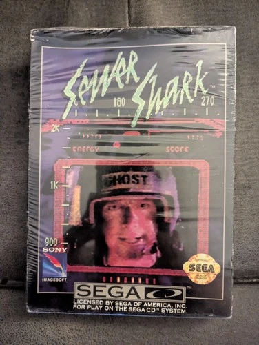 Sony Imagesoft Sewer Shark Shooter Sega CD 1992 NTSC-U/C