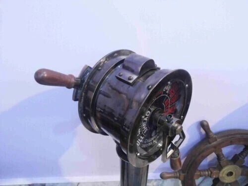 Telégrafo de barco Chadburns Liverpool Londres vintage barco latón telégrafo antiguo Foto 4 de 4