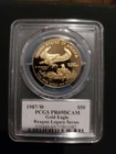 1987-W $50 GOLD EAGLE  PR69DCAM Reagan Legacy Series