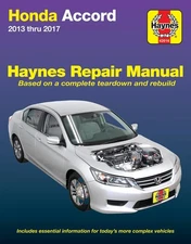 Honda Accord 2013-2017 Haynes Manual: Repair, Service & Maintenance Guide