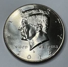 2014-D Kennedy Half Dollar 50cent Piece Coin from US Mint Set. Uncirculated BU