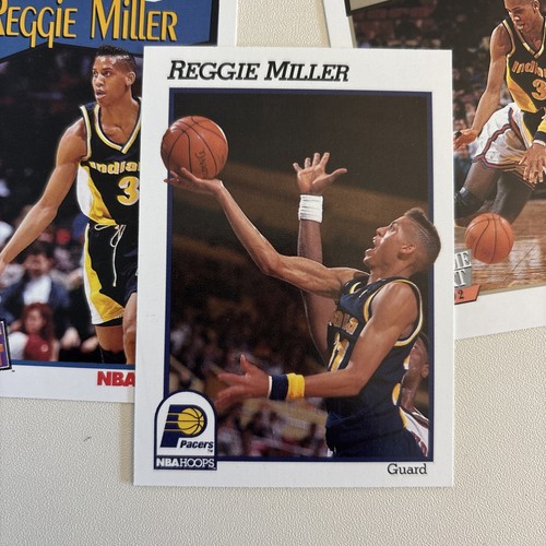 Reggie Miller 1991-92 NBA Hoops #84 #303 #469 3 Card Lot - Indiana Pacers UCLA - Picture 2 of 8