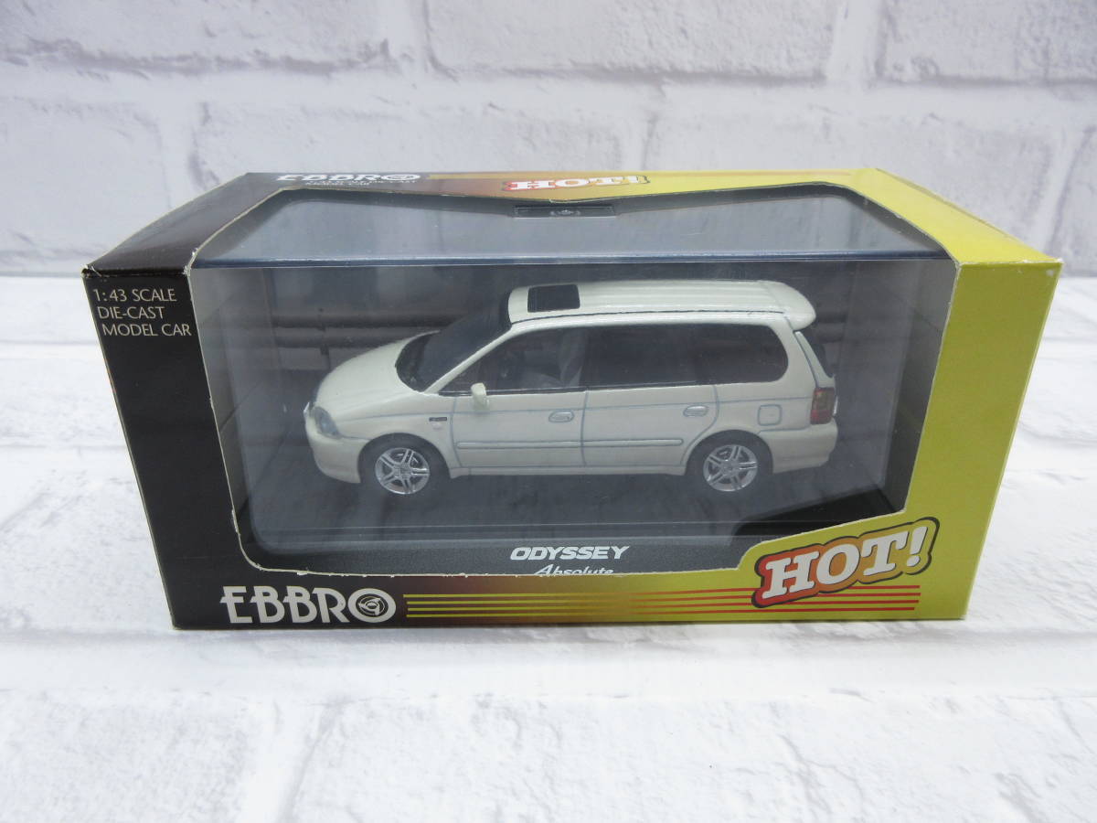 Minicar 1/43 Ebro Honda Odyssey Absolute Pearl White Model