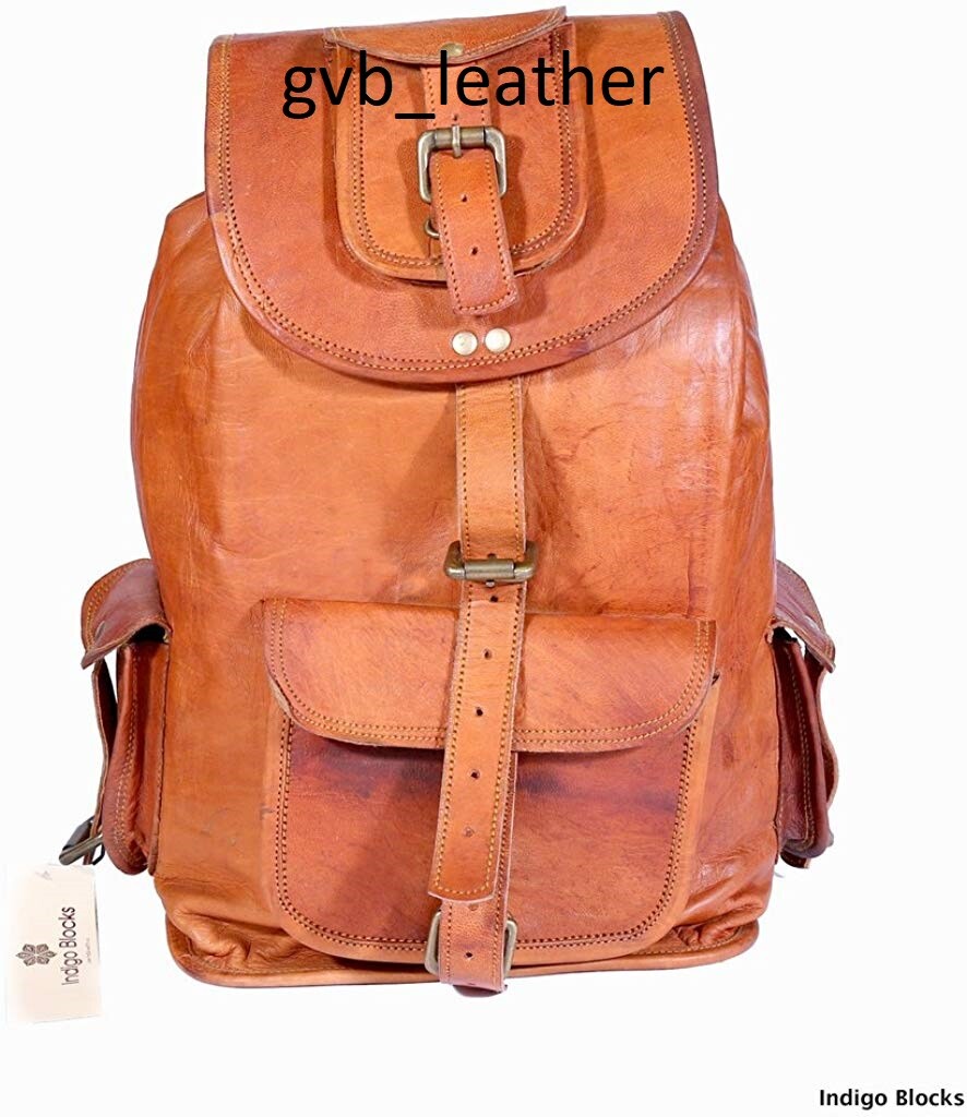 20" Top Comercio Cuero Genuino Mochila Bolsa de Viaje Para para Hombre Y Mujer