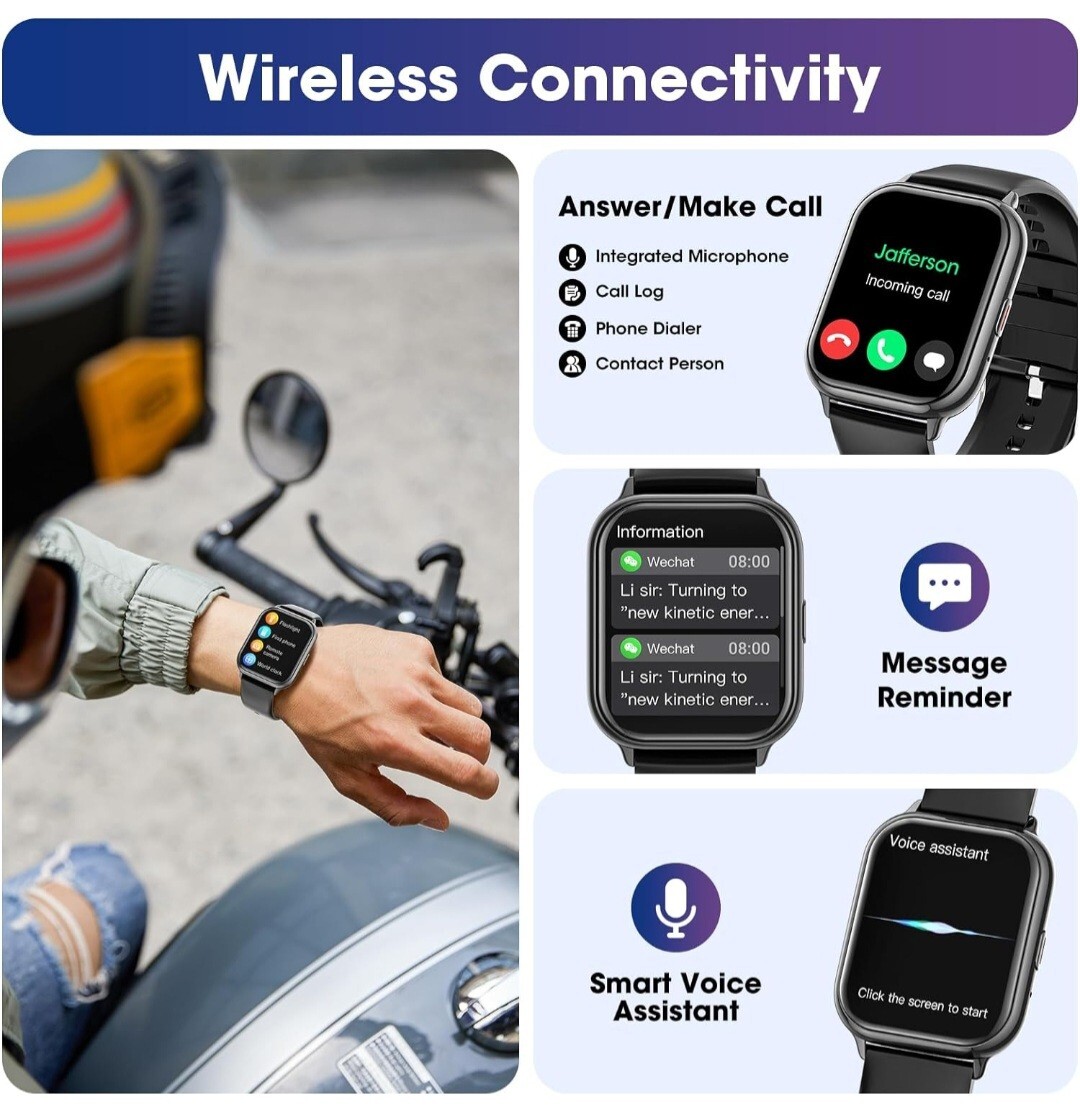 New In Box Smart Watch (Answer/Make Call) Bluetooth Fitness