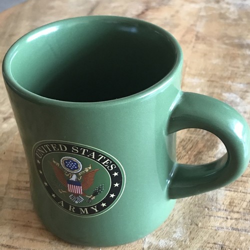 United States Army Coffee Mug Green Eagle Seal Logo Military - Picture 3 of 8