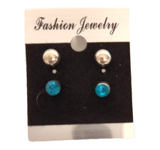 New Fashion Jewelry 2 Pair Teens/Girls/Women's Stud/Post Earrings Multicolor