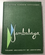 Tulane University of Louisiana Yearbook 1958-Jambalaya-Vintage