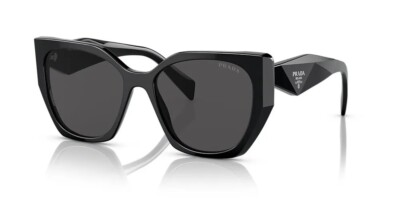 PRADA PR 19ZS 1AB5S0 Black Dark Grey Lens 55mm Women's Sunglasses New