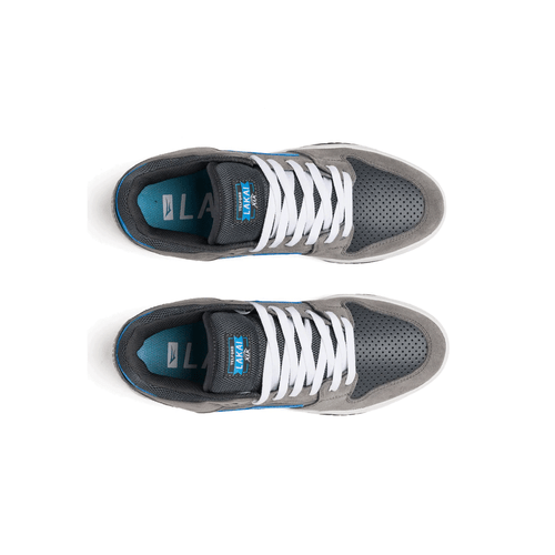 Lakai - Telford niedrige Skateboardschuhe - grau/cyan - Bild 3 von 7