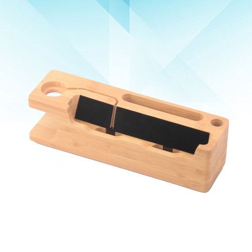 Bamboo and Wood Charging Base Phone Holder Charge Support Desktop Bracket - 第 5/11 張圖片