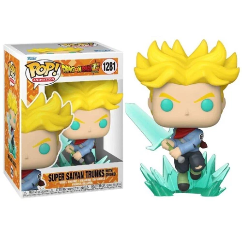 FUNKO POP ! ANIMATION - DRAGON BALL SUPER (1281) SUPER SAIYAN TRUNKS WHIT SWORD