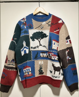 aime leon dore セーター Aime Leon Dore Village patchwork sweater size Medium | eBay