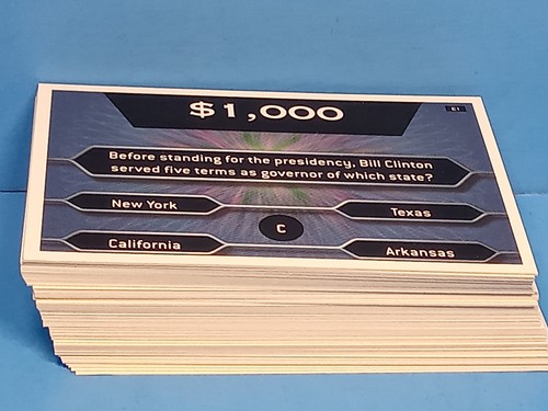 2000 Who Wants To Be A Millionaire Game Replacement Parts You Pick - Picture 6 of 26