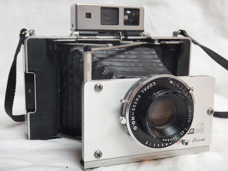 Polaroid 195 114mm f4.5 Tominon Lens Instant Land Camera Polaroid 195 114mm f4.5 Tominon Lens Instant Land Camera