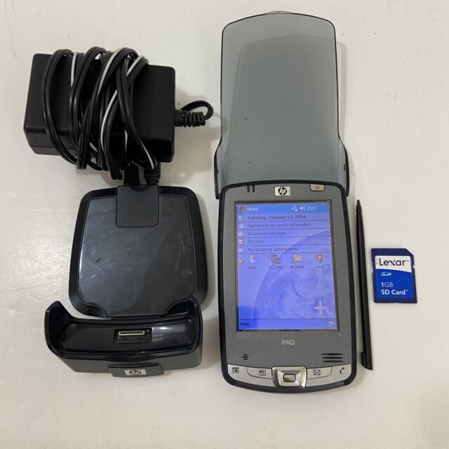 HP iPAQ Pocket PC 2003 HX2410 Great Working Condition w/Stylus & Charging Base