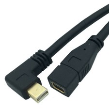 Image of Mini DisplayPort to Mini DisplayPort Extension Adapter 4K Male to Female Cable
