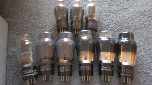 (9) NOS Testing RCA & Other 6L6G & 6L6GA  Radio    Audio Tubes
