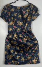 Farm Rio Brazil Mini Dress Floral  Flowers Size Petite Small Great Condition