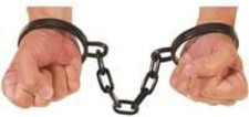 PRISONER CONVICT WRIST SHACKLES