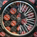 RIDE OUT SUPPLY -ROS-REFLECTIVE SPOKE SKINS - SPOKE COVERS - SE BIKE SPOKE SKINS